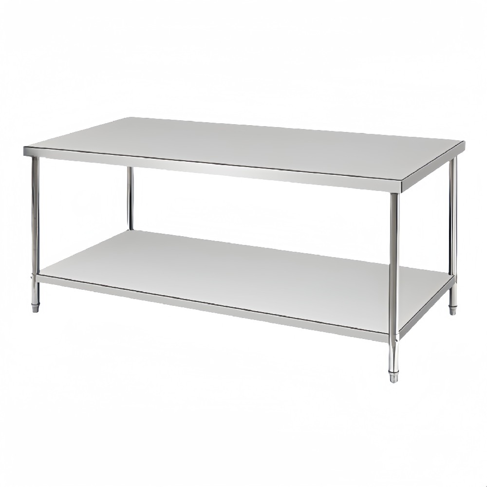 Stainless Steel Work Bench With Undershelf