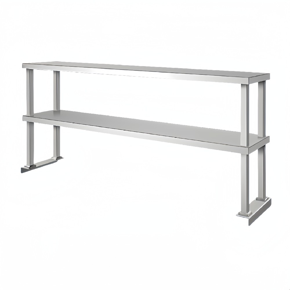 Stainless Steel Double Overshelf