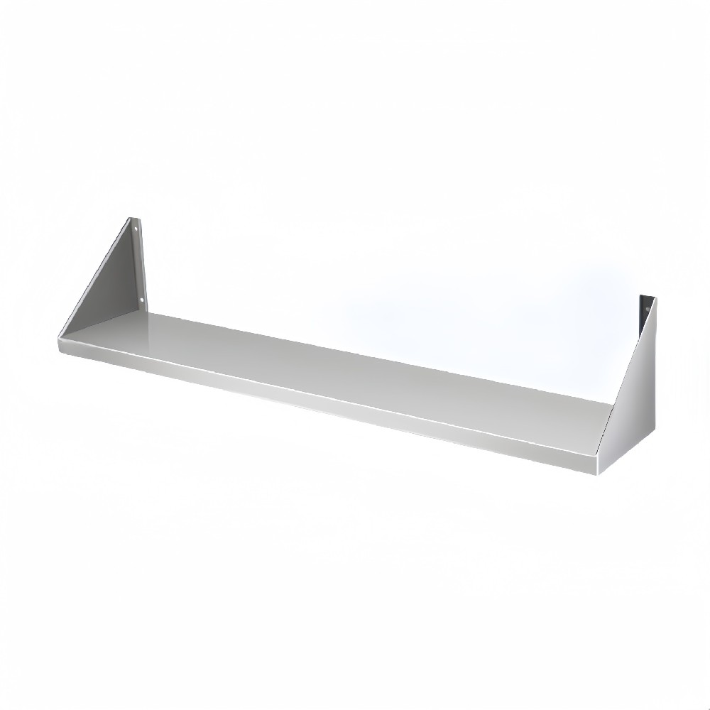 Single Layer Stainless Steel Wall Shelf