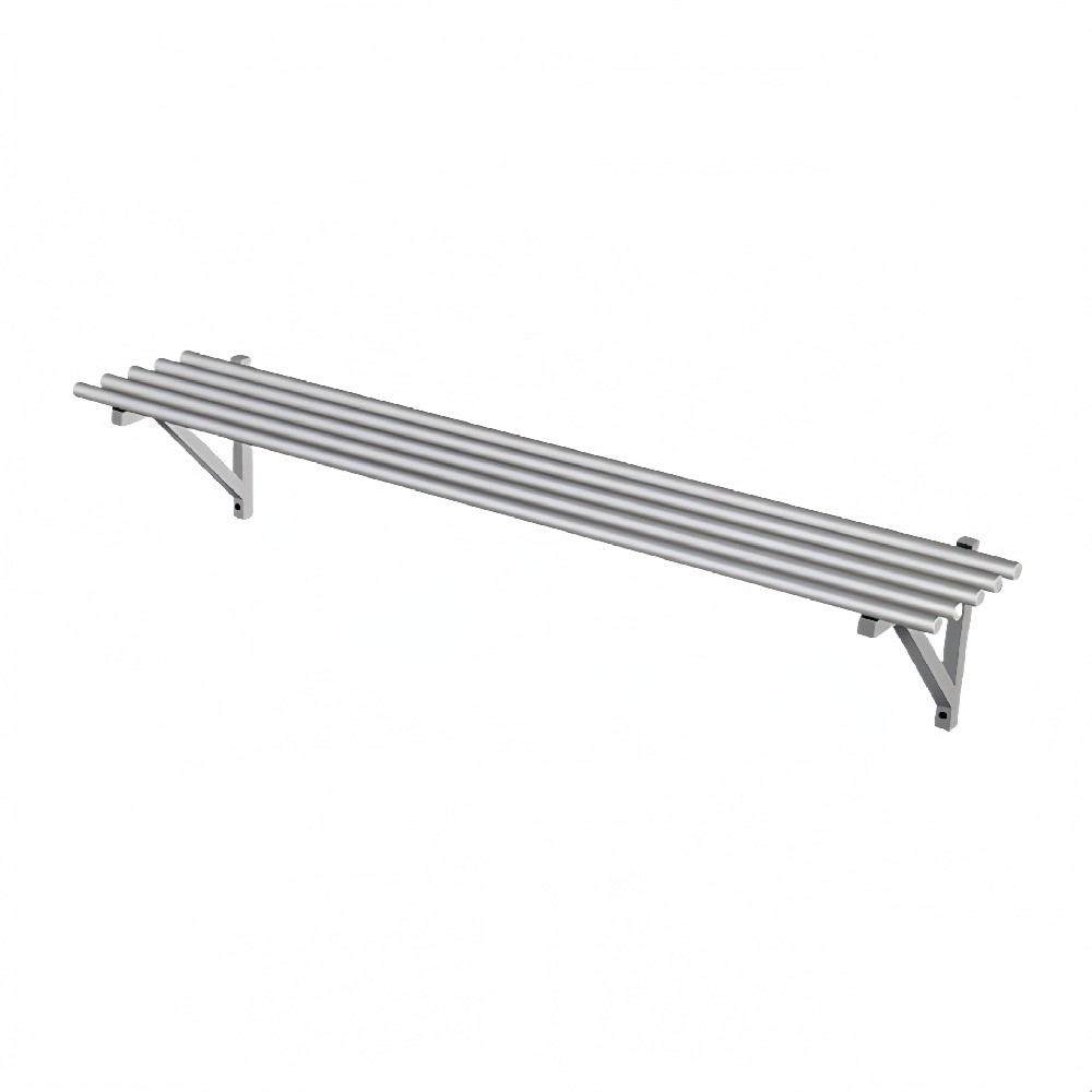 Single Layer Stainless Steel Wall Shelf