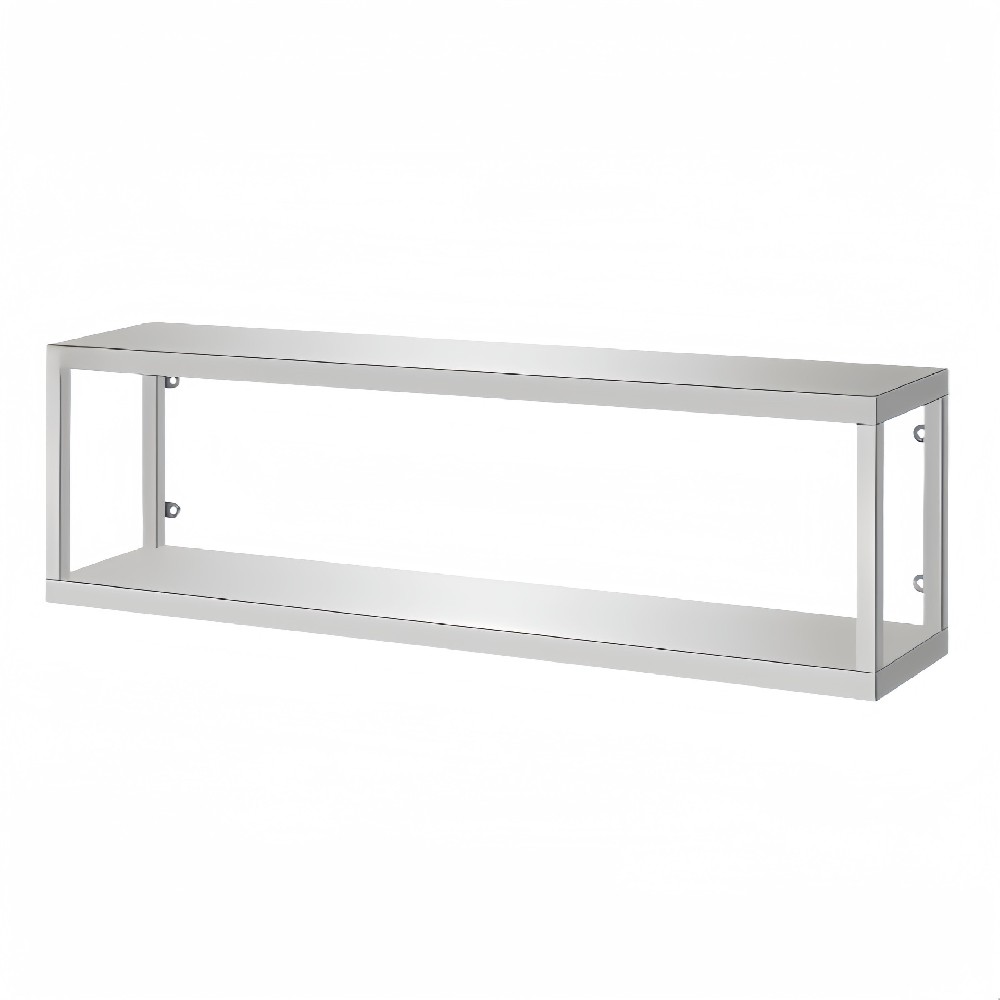 Double Layer Stainless Steel Wall Shelf
