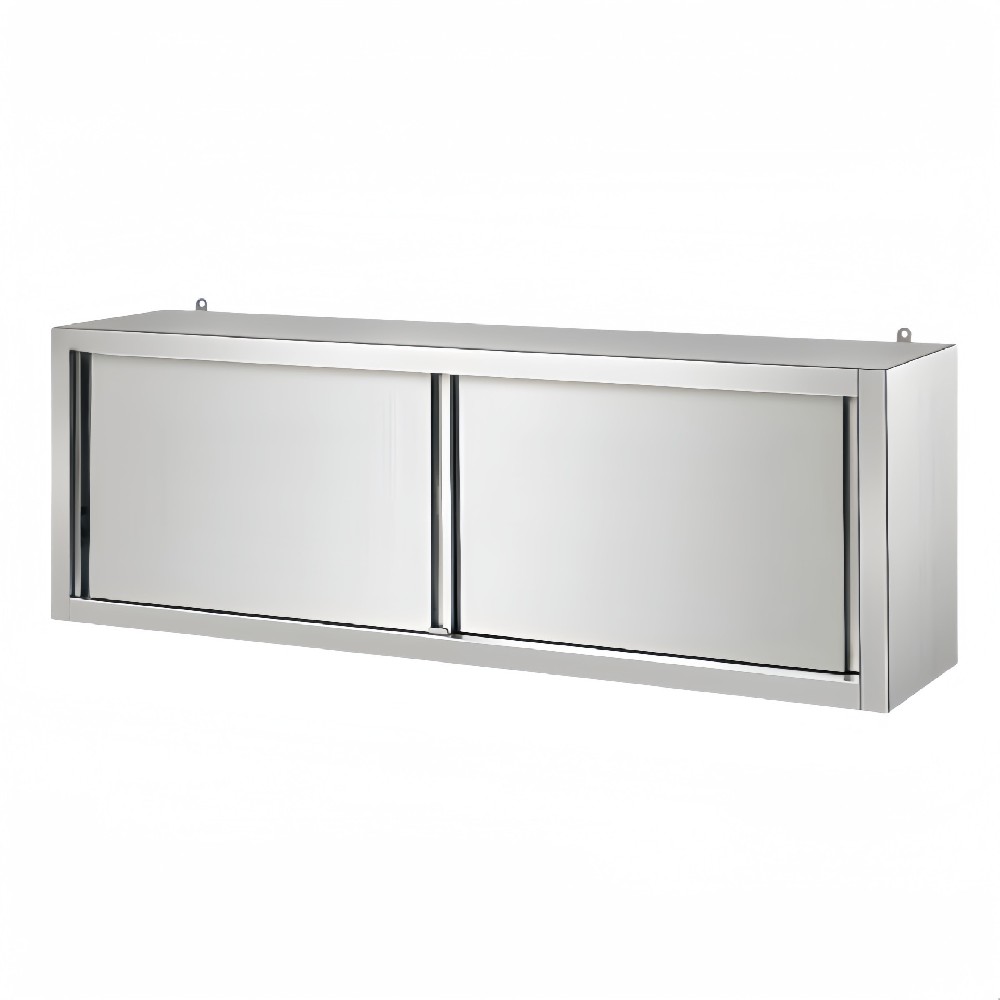 Stainless Steel Wall Cabinet With Sliding Door